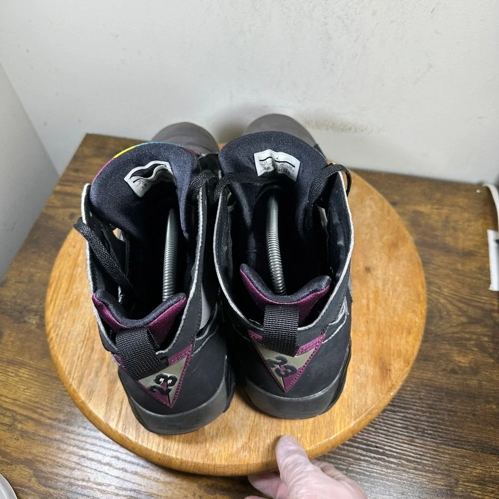 Nike Air Jordan 7 Retro Bordeaux 2015 Mens Size 12 Black Graphite 304775-034